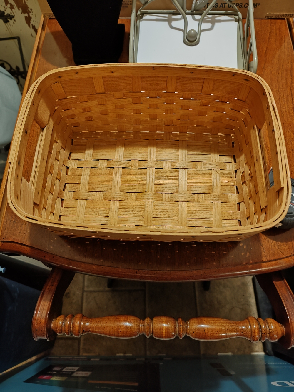 Source Unknown Natural Tan Woven Storage Basket